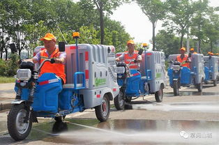 山城区新增小型清洗车,道路冲洗不用愁