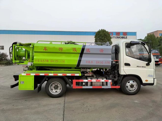 北京昌平哪里卖国六福田奥铃清洗吸污车